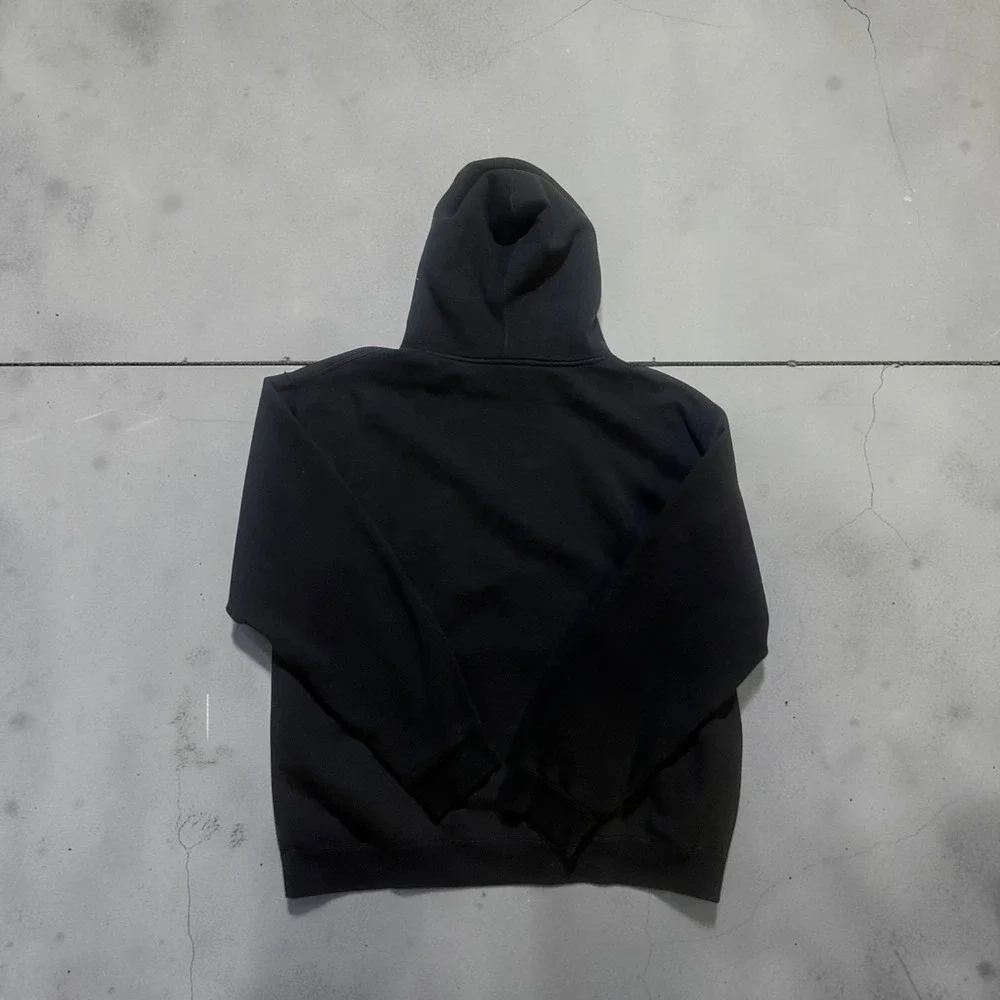 Vintage Nirvana Hoodie Black Graphic Smiley Face Band Sweatshirt 1997 Large